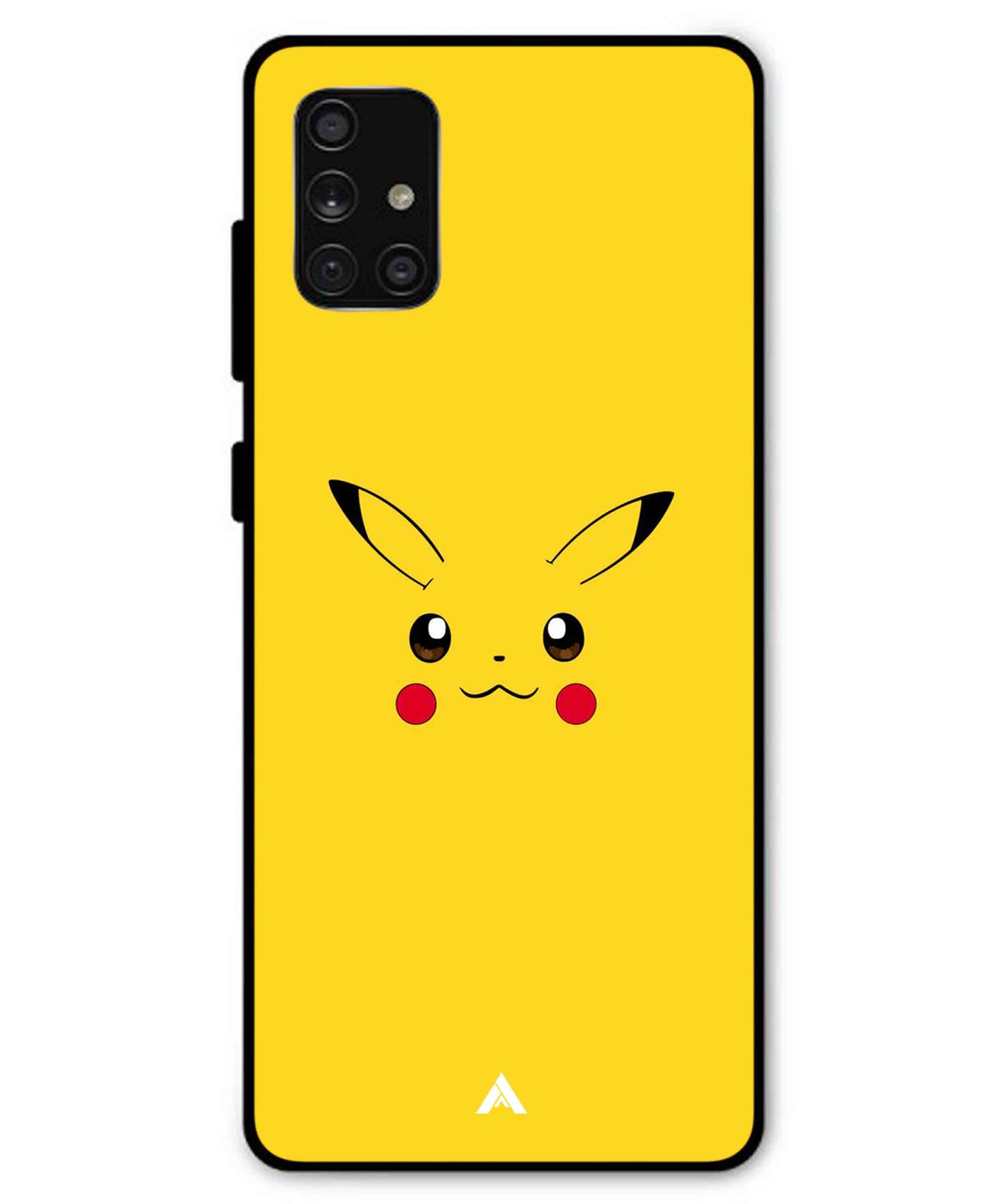 Pikachu Pokemon Metal Back Cover Phone Case for Samsung Galaxy A71