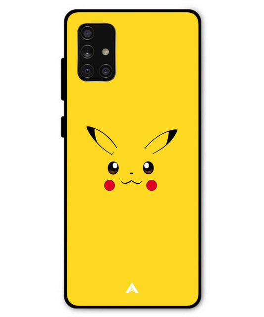 Pikachu Pokemon Metal Back Cover Phone Case for Samsung Galaxy A71