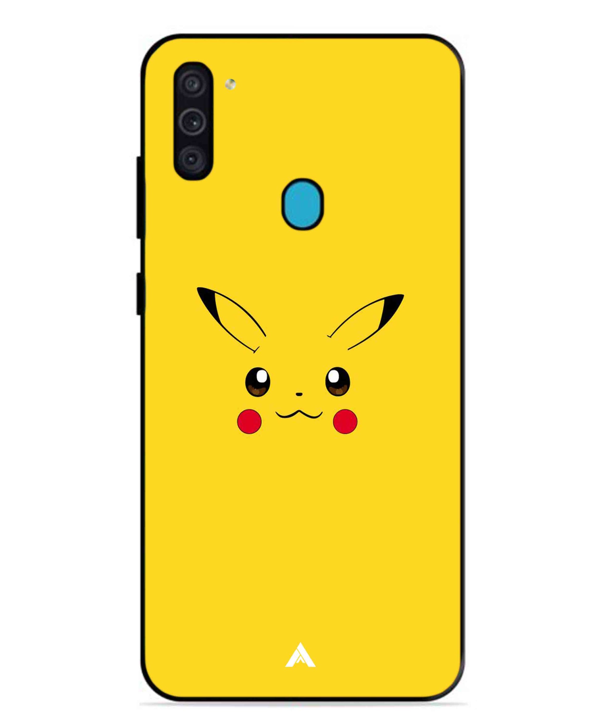Pikachu Pokemon Metal Back Cover Phone Case for Samsung Galaxy F11