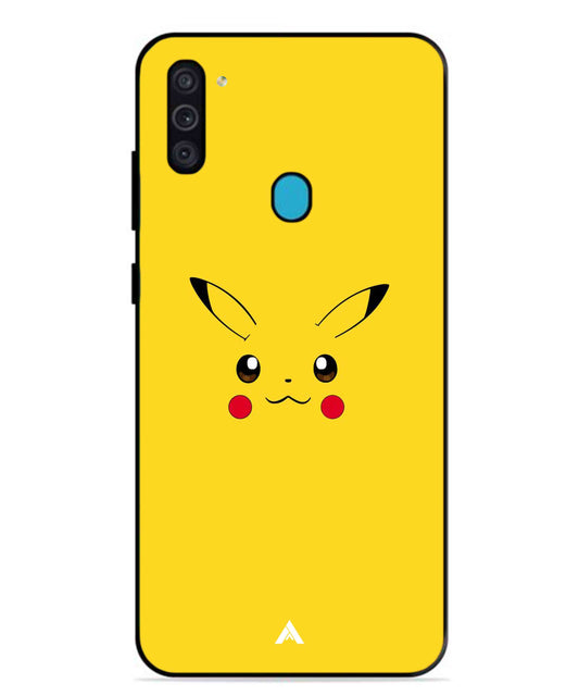 Pikachu Pokemon Metal Back Cover Phone Case for Samsung Galaxy F11