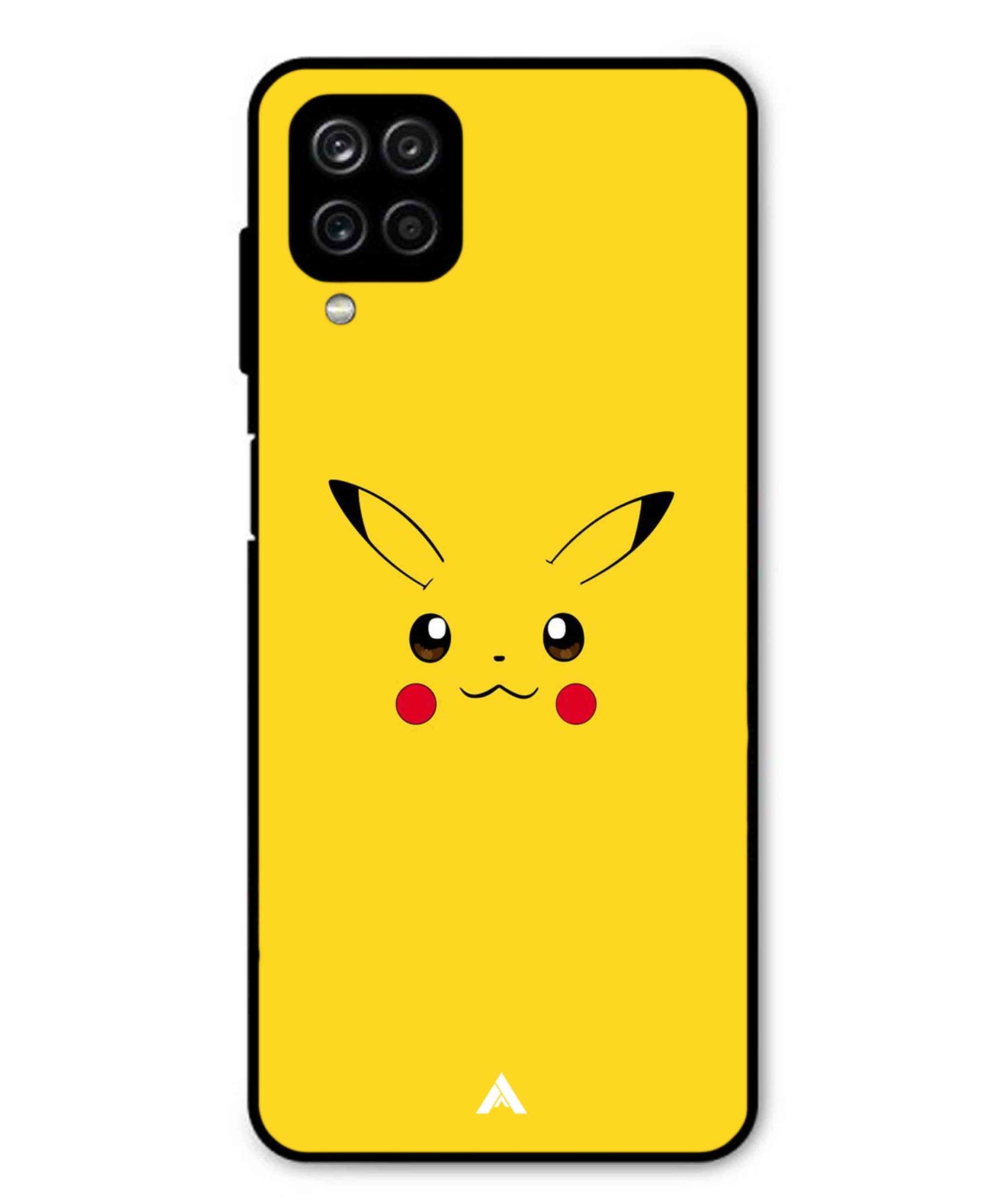 Pikachu Pokemon Metal Back Cover Phone Case for Samsung Galaxy F12