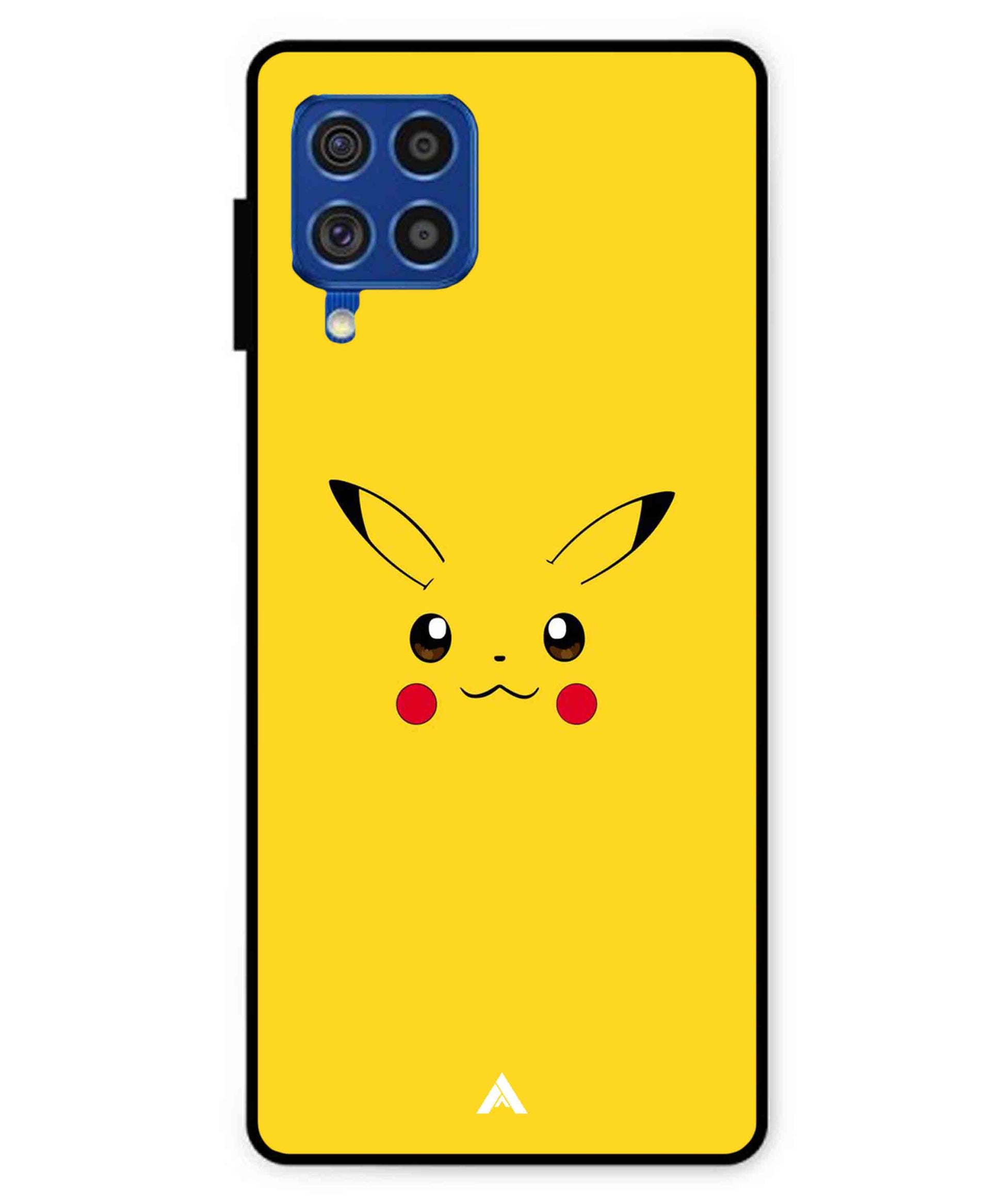 Pikachu Pokemon Metal Back Cover Phone Case for Samsung Galaxy F62