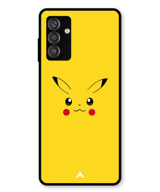Pikachu Pokemon Metal Back Cover Phone Case for Samsung Galaxy M14