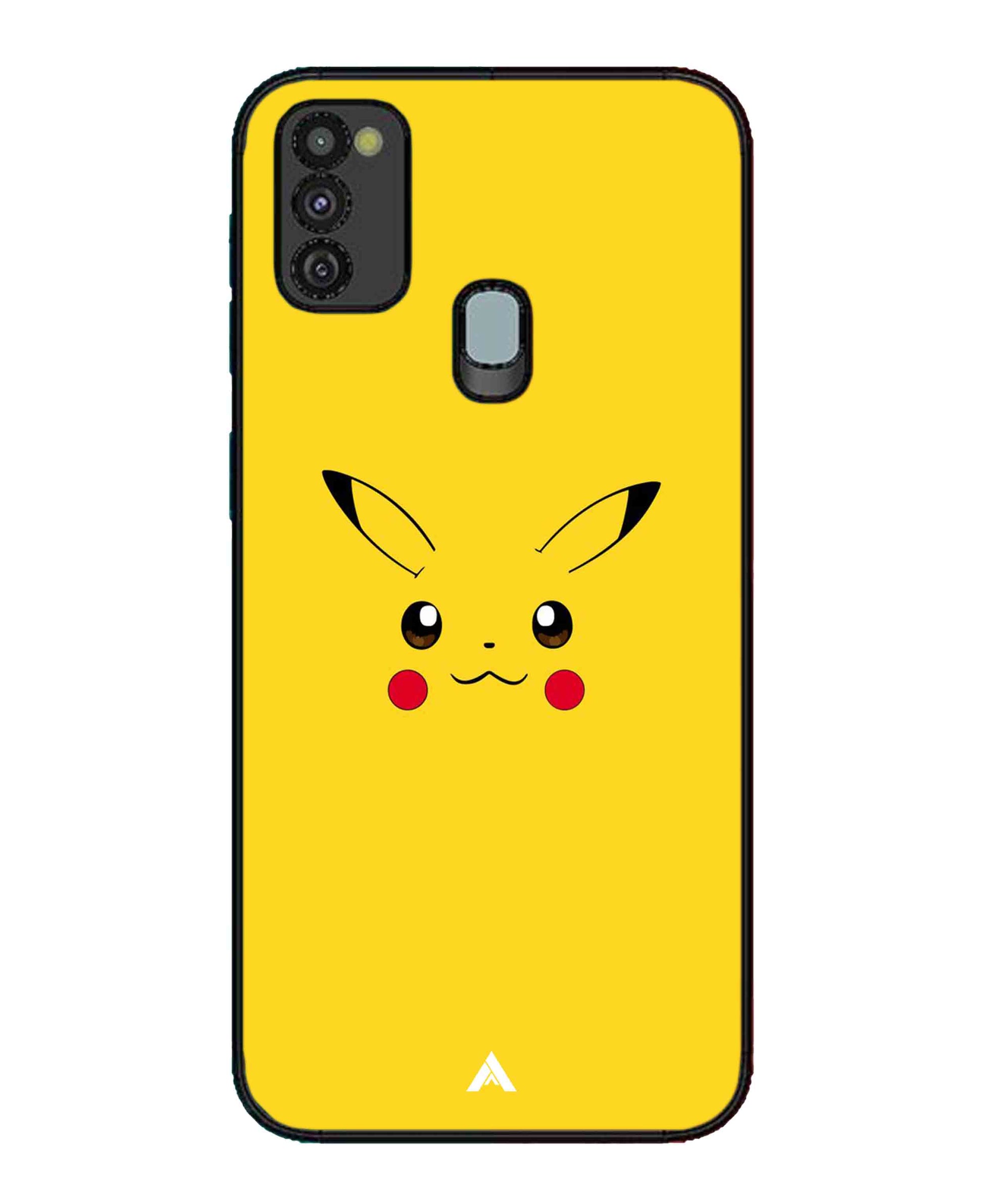 Pikachu Pokemon Metal Back Cover Phone Case for Samsung Galaxy M30s