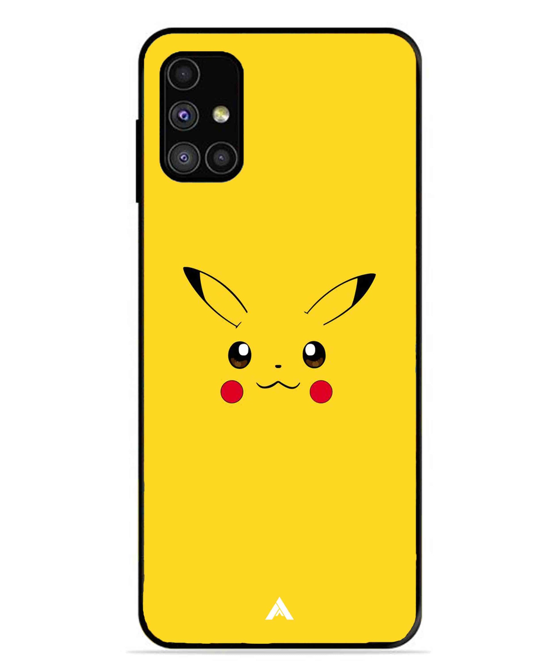 Pikachu Pokemon Metal Back Cover Phone Case for Samsung Galaxy M31s