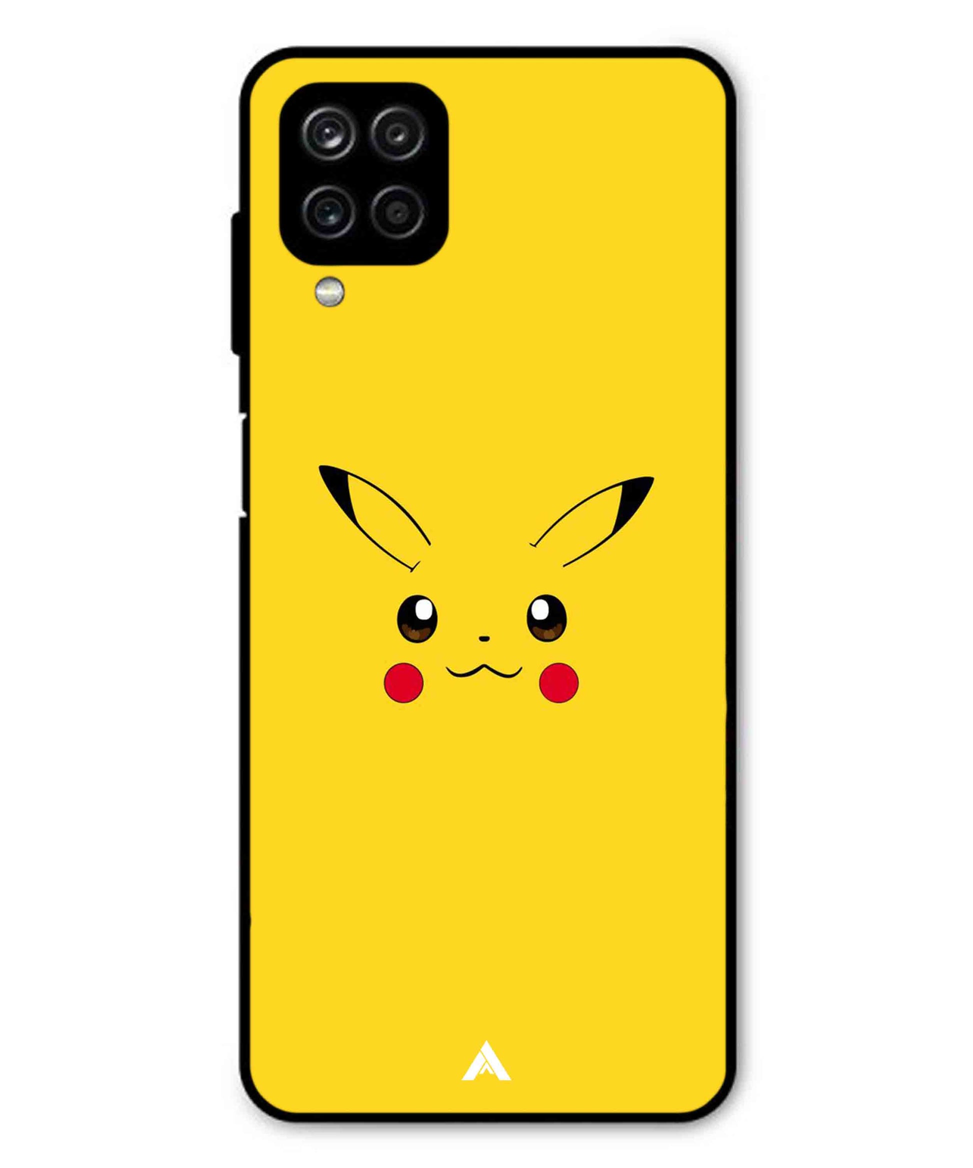 Pikachu Pokemon Metal Back Cover Phone Case for Samsung Galaxy M32 4G