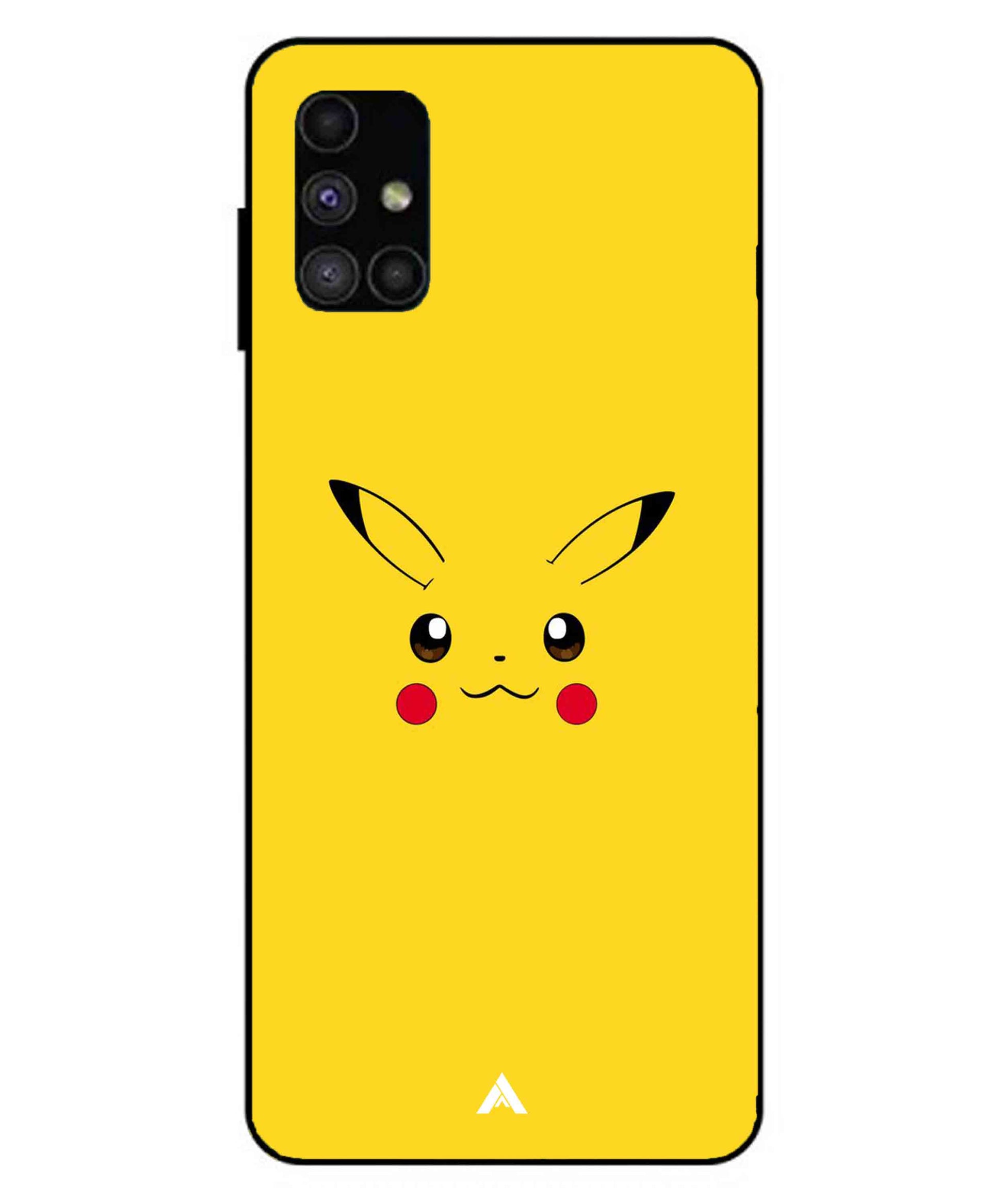 Pikachu Pokemon Metal Back Cover Phone Case for Samsung Galaxy M51