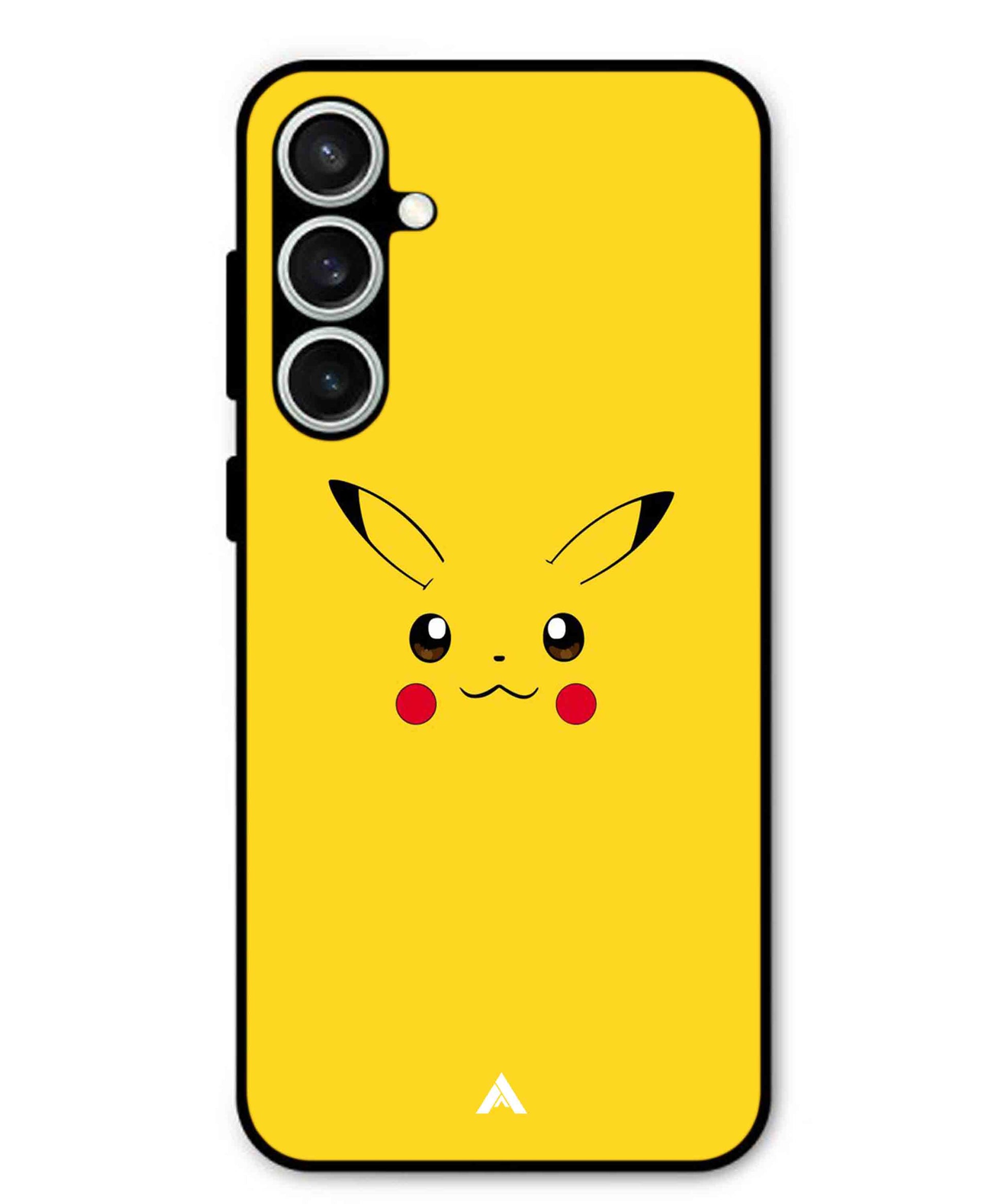 Pikachu Pokemon Metal Back Cover Phone Case for Samsung Galaxy S23 Fe