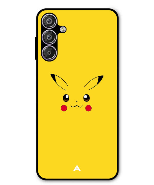Pikachu Pokemon Metal Back Cover Phone Case for Samsung Galaxy S25