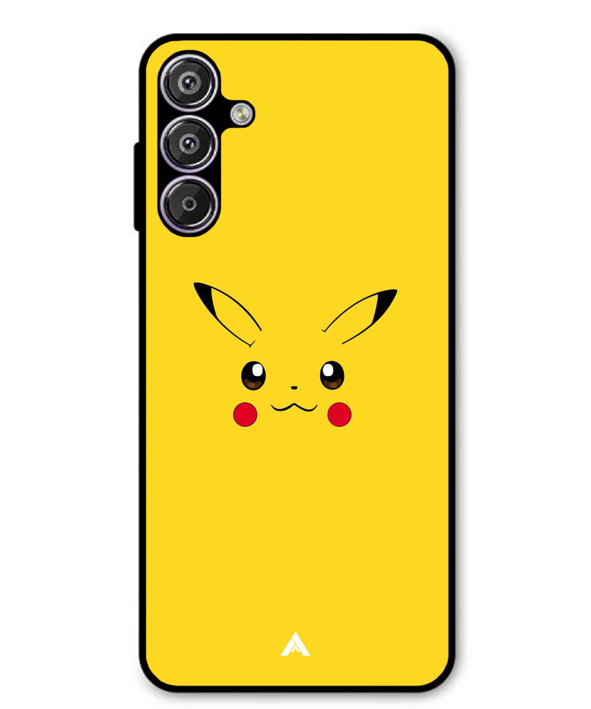 Pikachu Pokemon Metal Back Cover Phone Case for Samsung Galaxy S25 Plus
