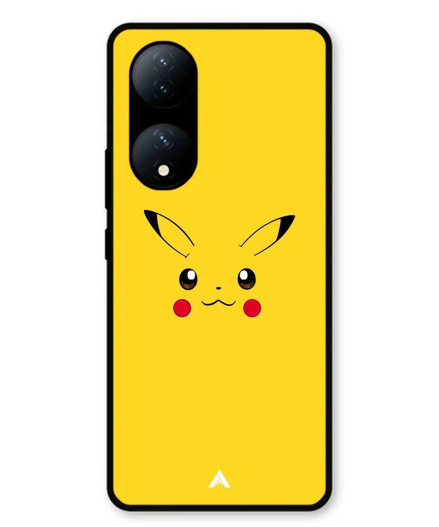 Pikachu Pokemon Metal Back Cover Phone Case for Vivo T2
