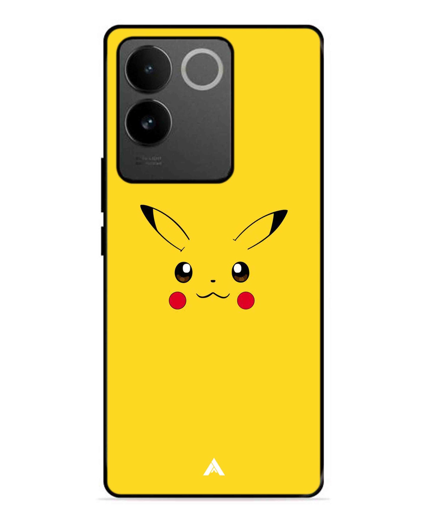 Pikachu Pokemon Metal Back Cover Phone Case for Vivo T2 Pro