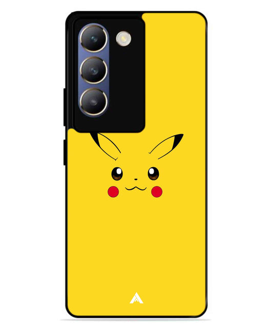 Pikachu Pokemon Metal Back Cover Phone Case for Vivo T3