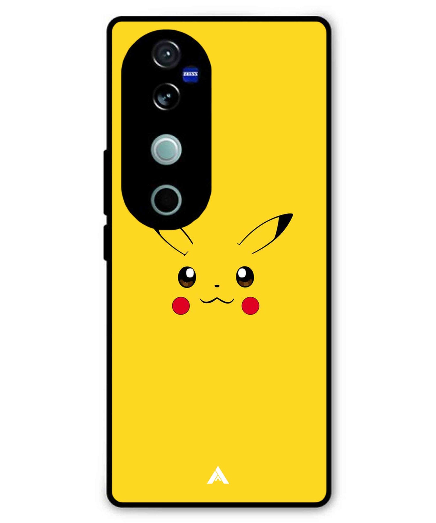 Pikachu Pokemon Metal Back Cover Phone Case for Vivo T3 Ultra