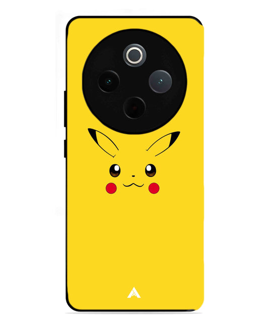 Pikachu Pokemon Metal Back Cover Phone Case for Vivo T4