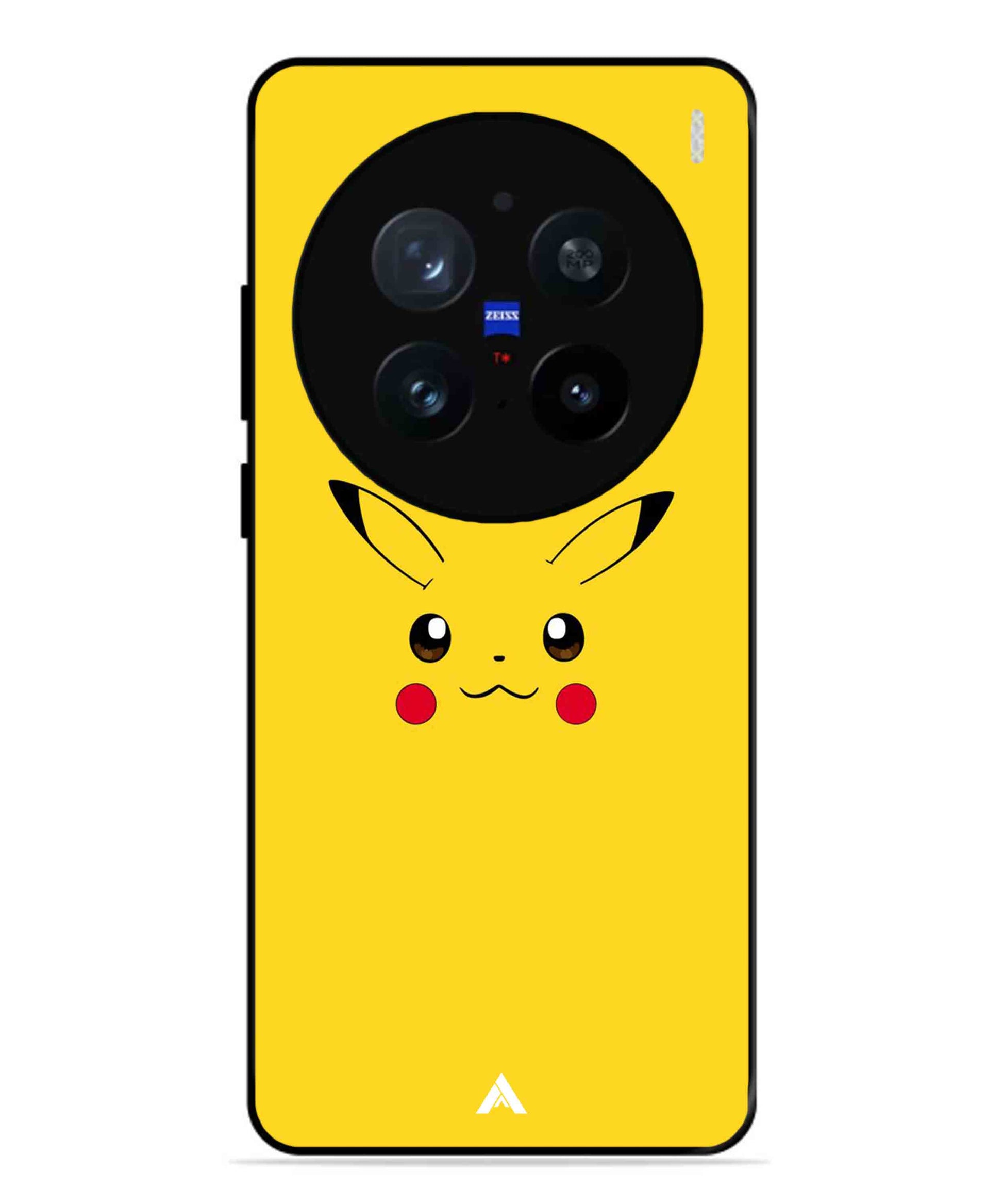 Pikachu Pokemon Metal Back Cover Phone Case for Vivo X200 Pro