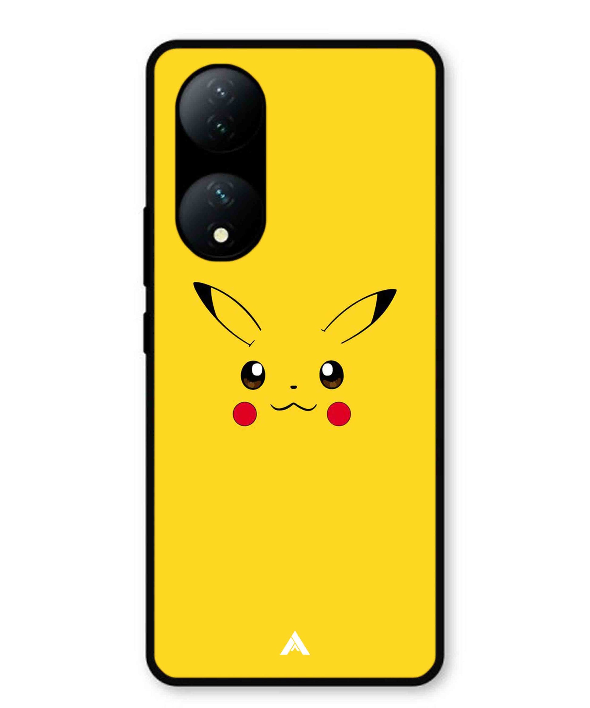 Pikachu Pokemon Metal Back Cover Phone Case for Vivo Y100a