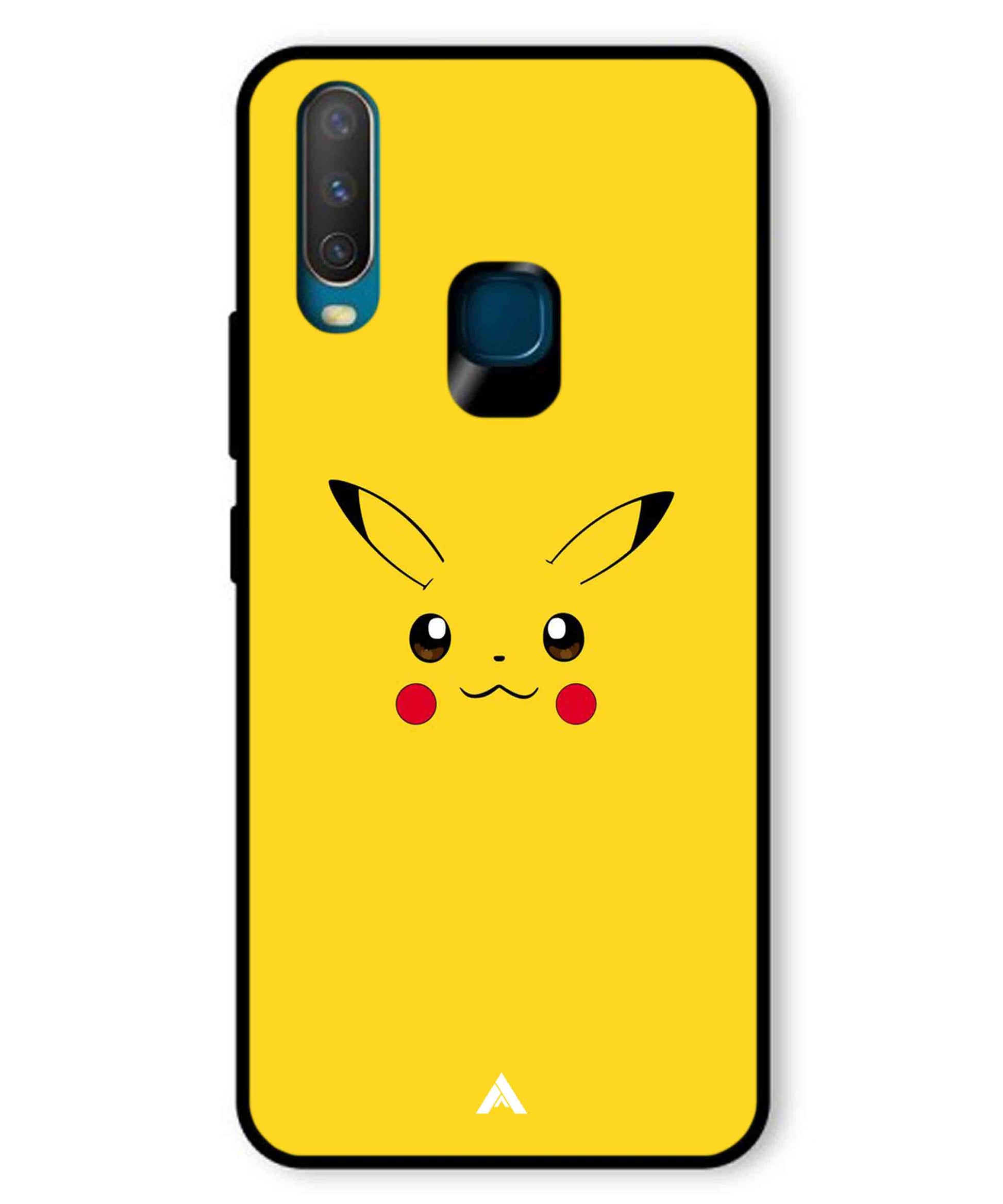 Pikachu Pokemon Metal Back Cover Phone Case for Vivo Y15
