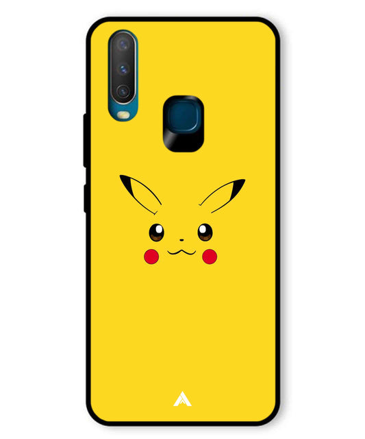 Pikachu Pokemon Metal Back Cover Phone Case for Vivo Y15
