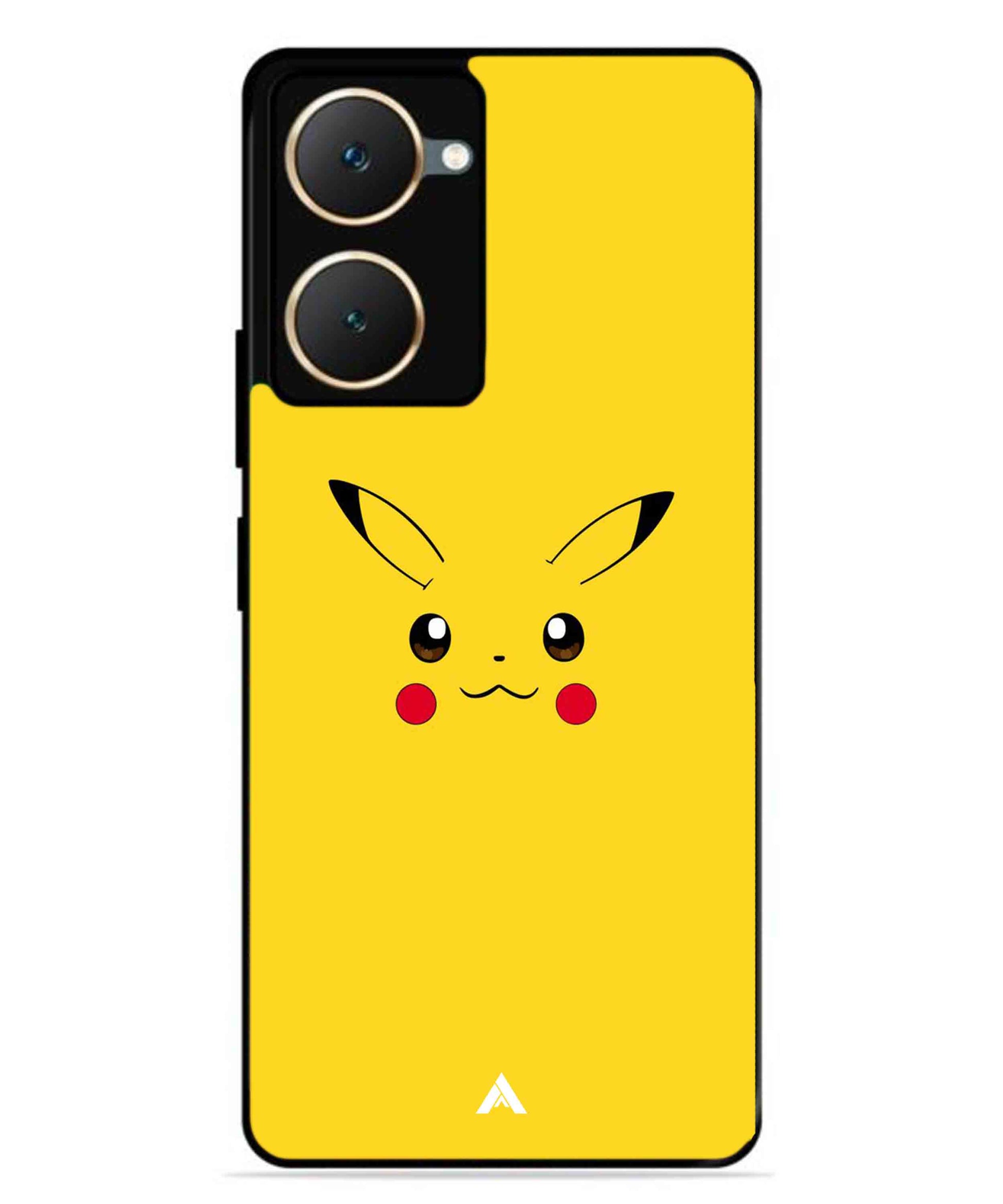 Pikachu Pokemon Metal Back Cover Phone Case for Vivo Y18