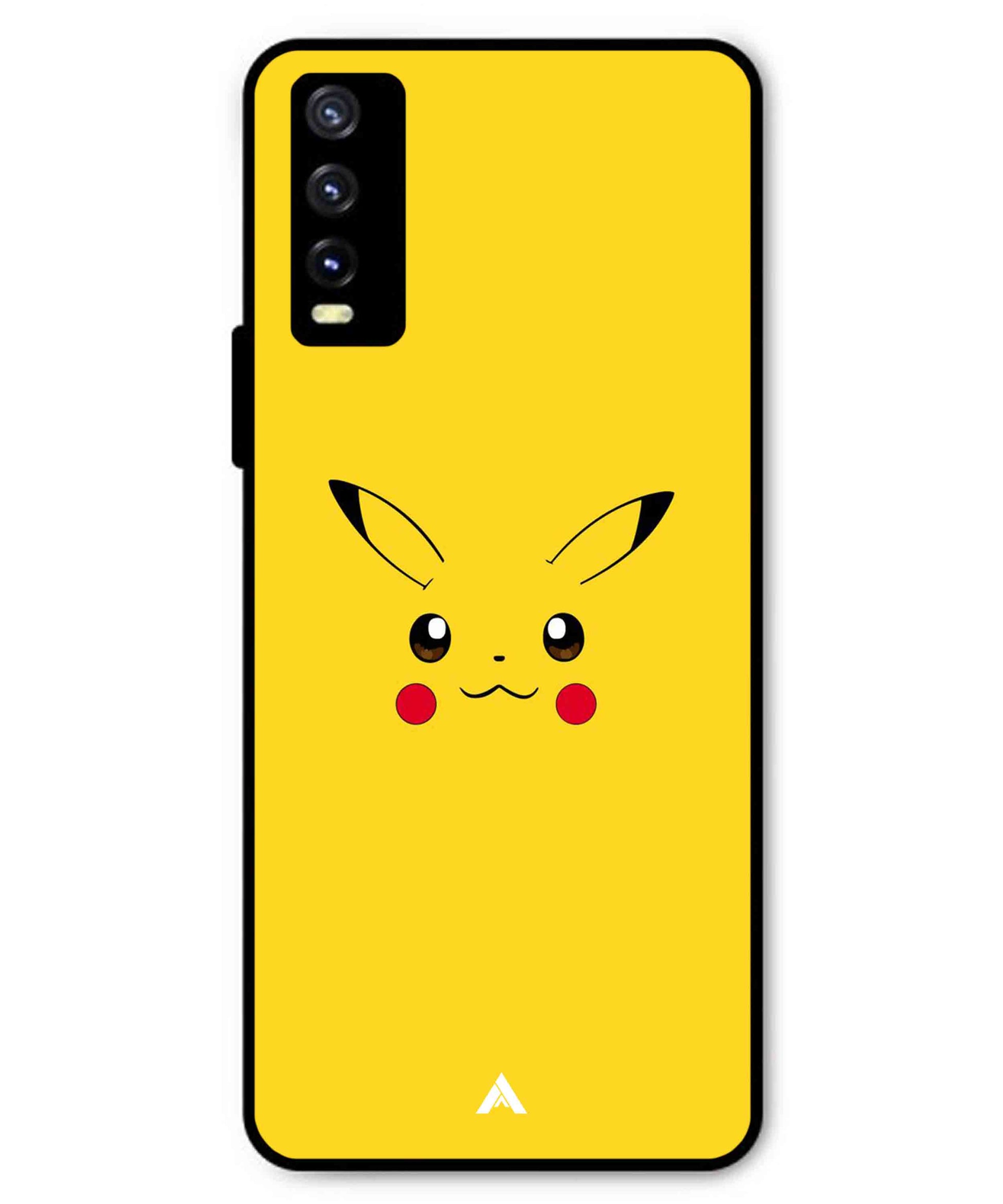 Pikachu Pokemon Metal Back Cover Phone Case for Vivo Y20a