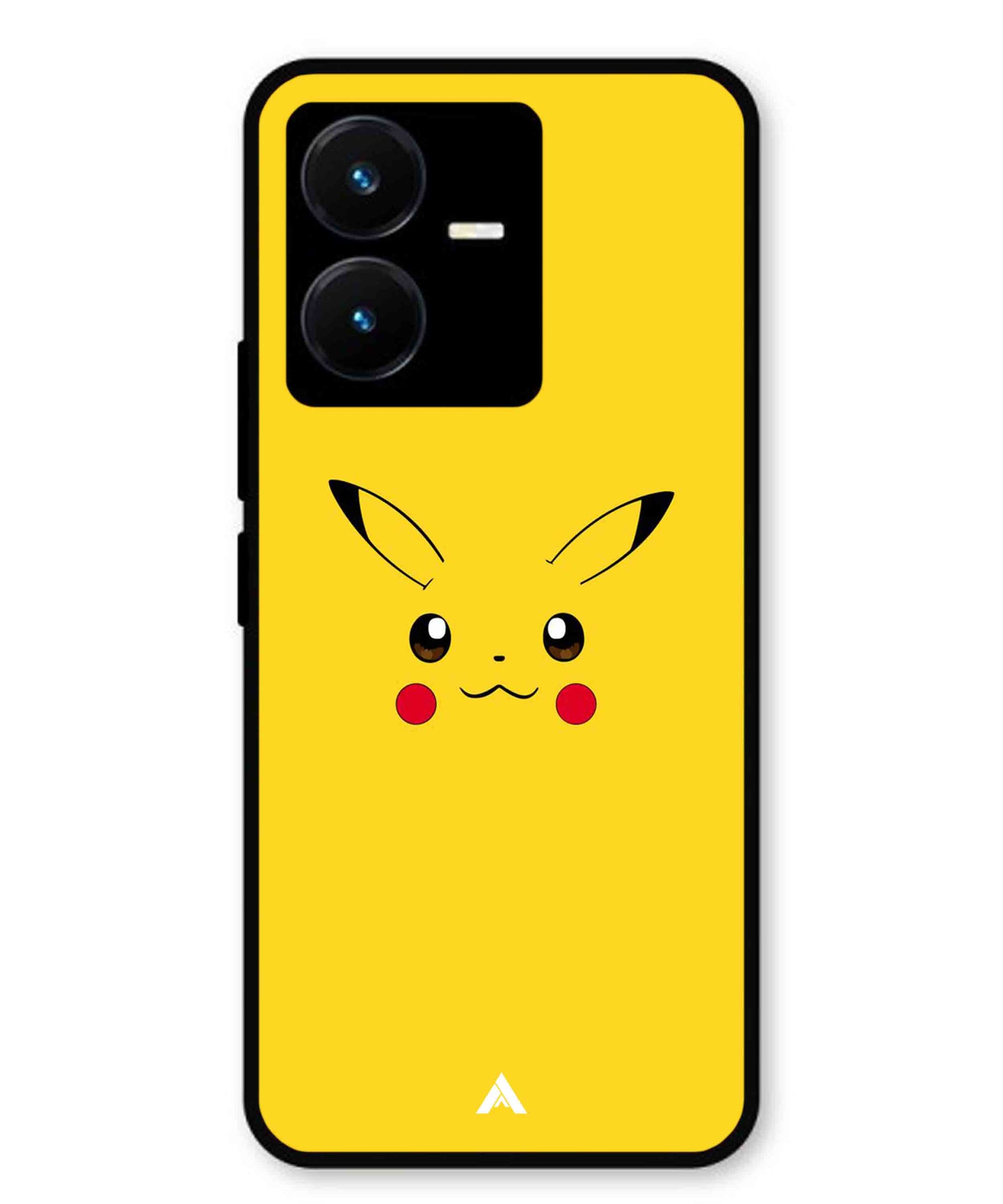 Pikachu Pokemon Metal Back Cover Phone Case for Vivo Y22