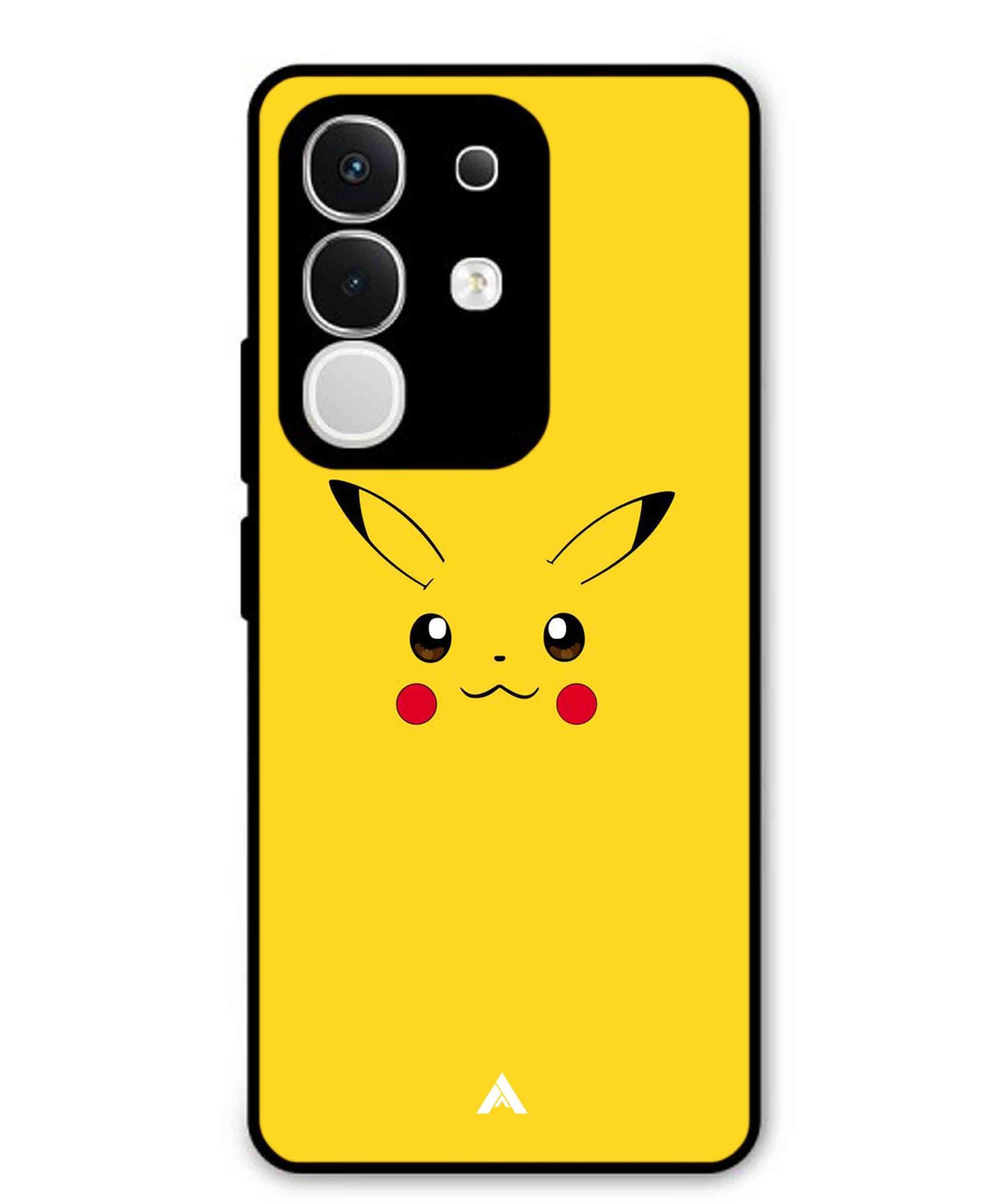 Pikachu Pokemon Metal Back Cover Phone Case for Vivo Y29 4G