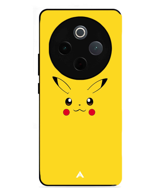 Pikachu Pokemon Metal Back Cover Phone Case for Vivo Y300 Pro