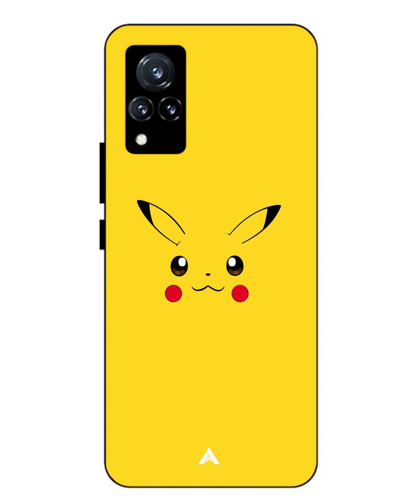 Pikachu Pokemon Metal Back Cover Phone Case for Vivo v21