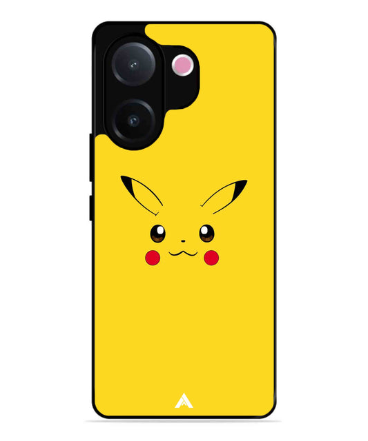 Pikachu Pokemon Metal Back Cover Phone Case for Vivo v60e