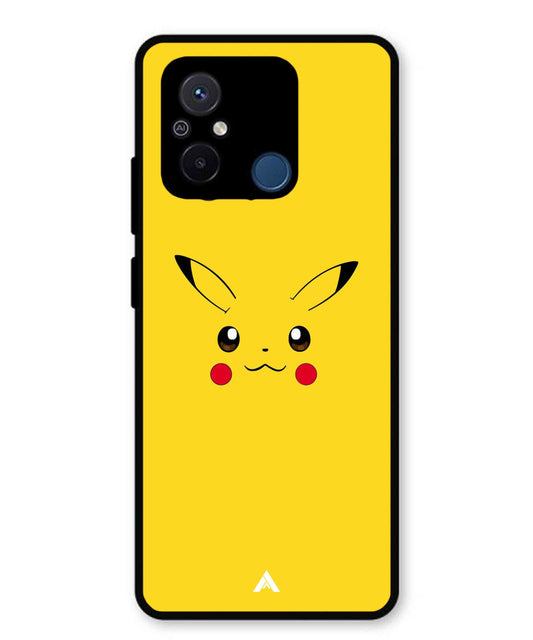 Pikachu Pokemon Metal Back Cover Phone Case for Xiaomi Redmi 12C