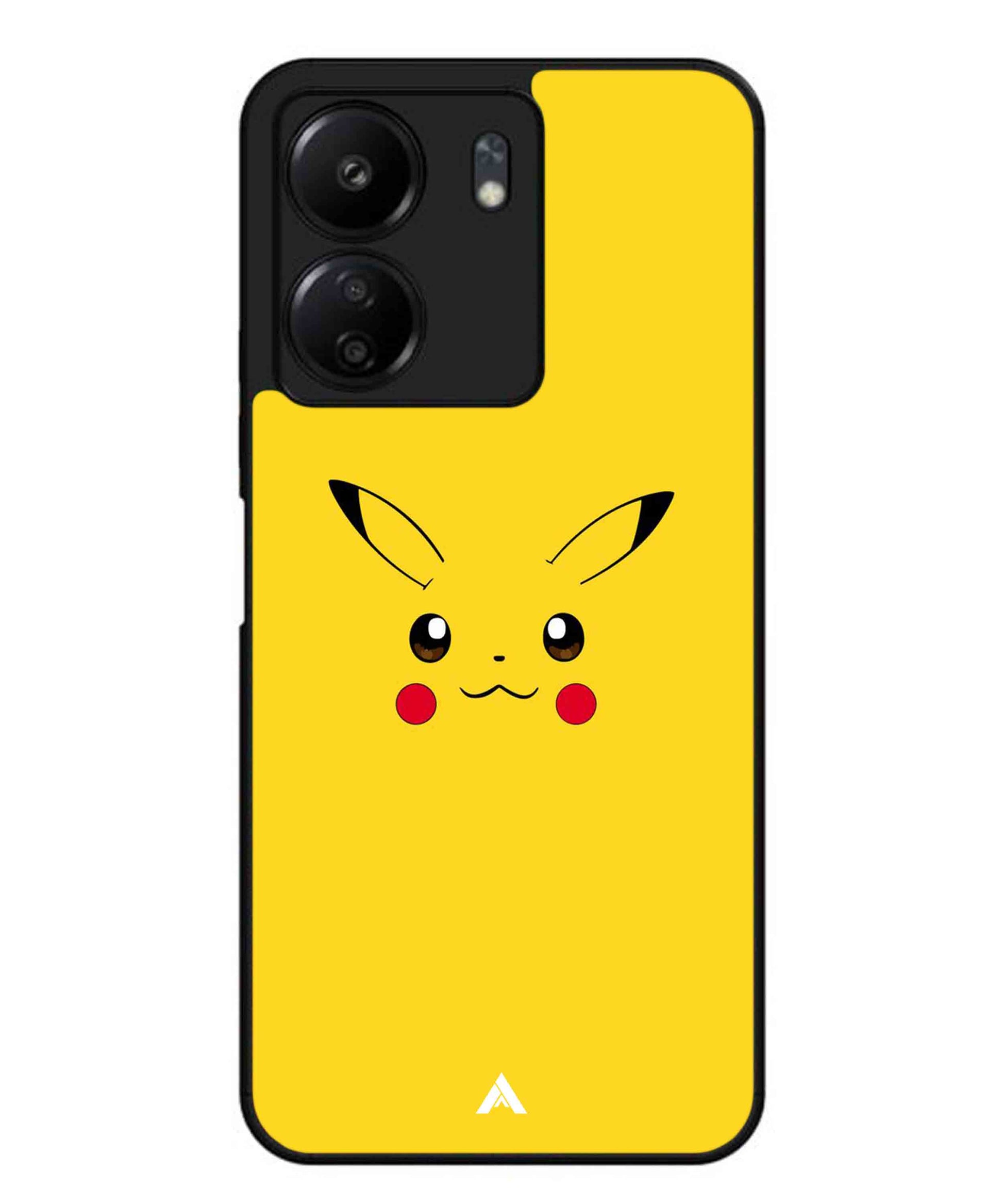 Pikachu Pokemon Metal Back Cover Phone Case for Xiaomi Redmi 13C 4G