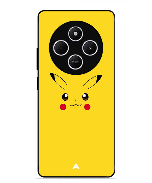 Pikachu Pokemon Metal Back Cover Phone Case for Xiaomi Redmi 14C