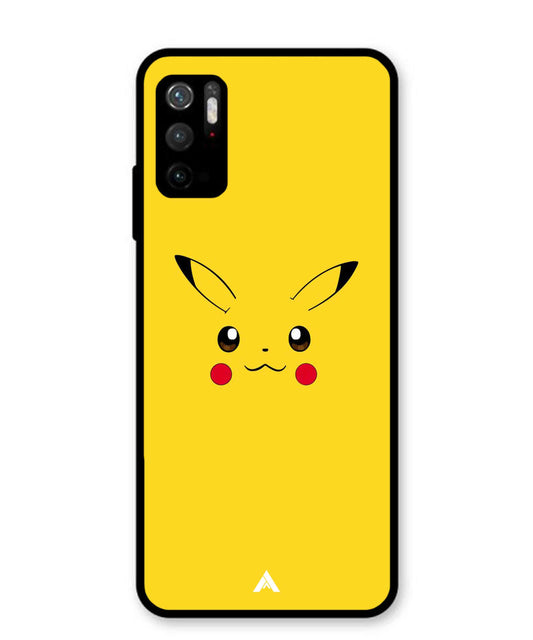 Pikachu Pokemon Metal Back Cover Phone Case for Xiaomi Redmi Note 10T