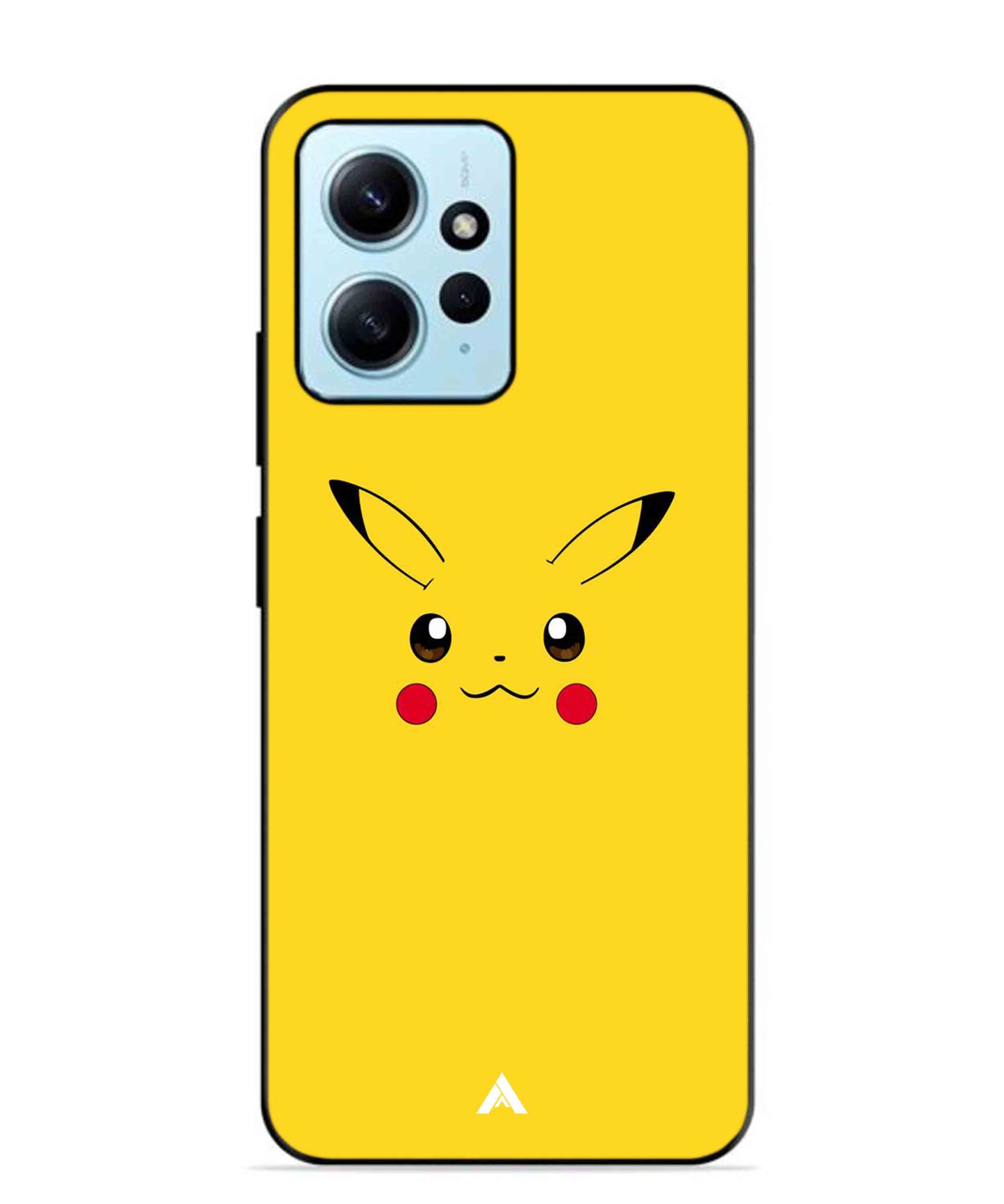 Pikachu Pokemon Metal Back Cover Phone Case for Xiaomi Redmi Note 12 4G