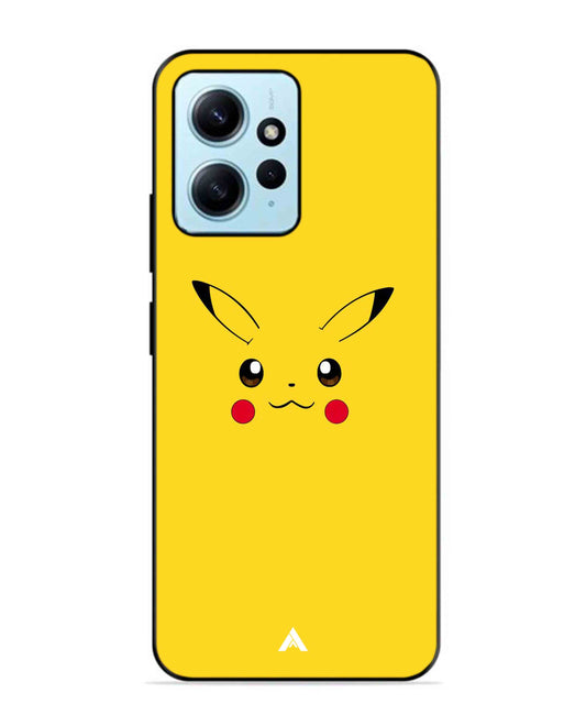 Pikachu Pokemon Metal Back Cover Phone Case for Xiaomi Redmi Note 12 4G