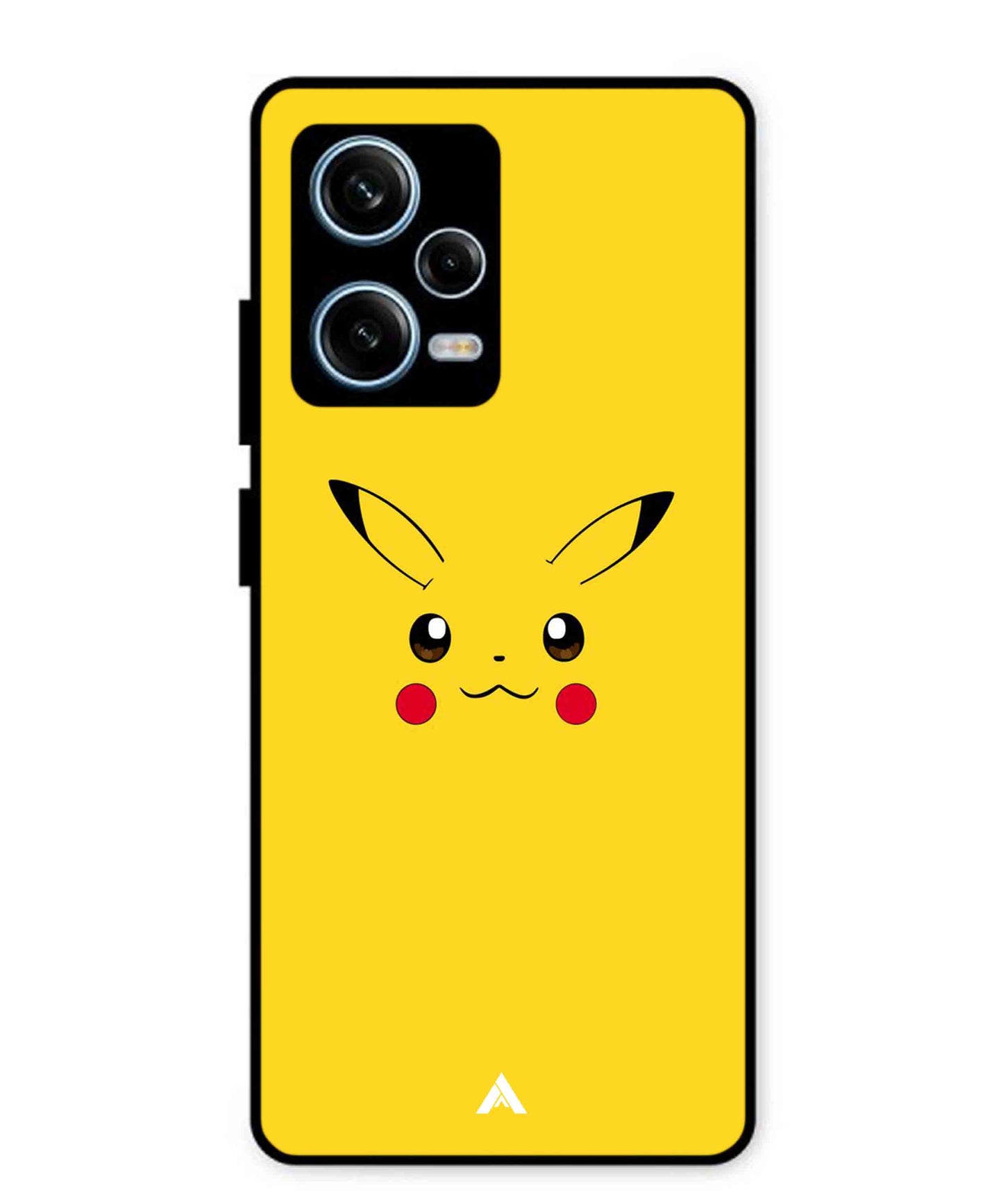 Pikachu Pokemon Metal Back Cover Phone Case for Xiaomi Redmi Note 12 Pro Plus