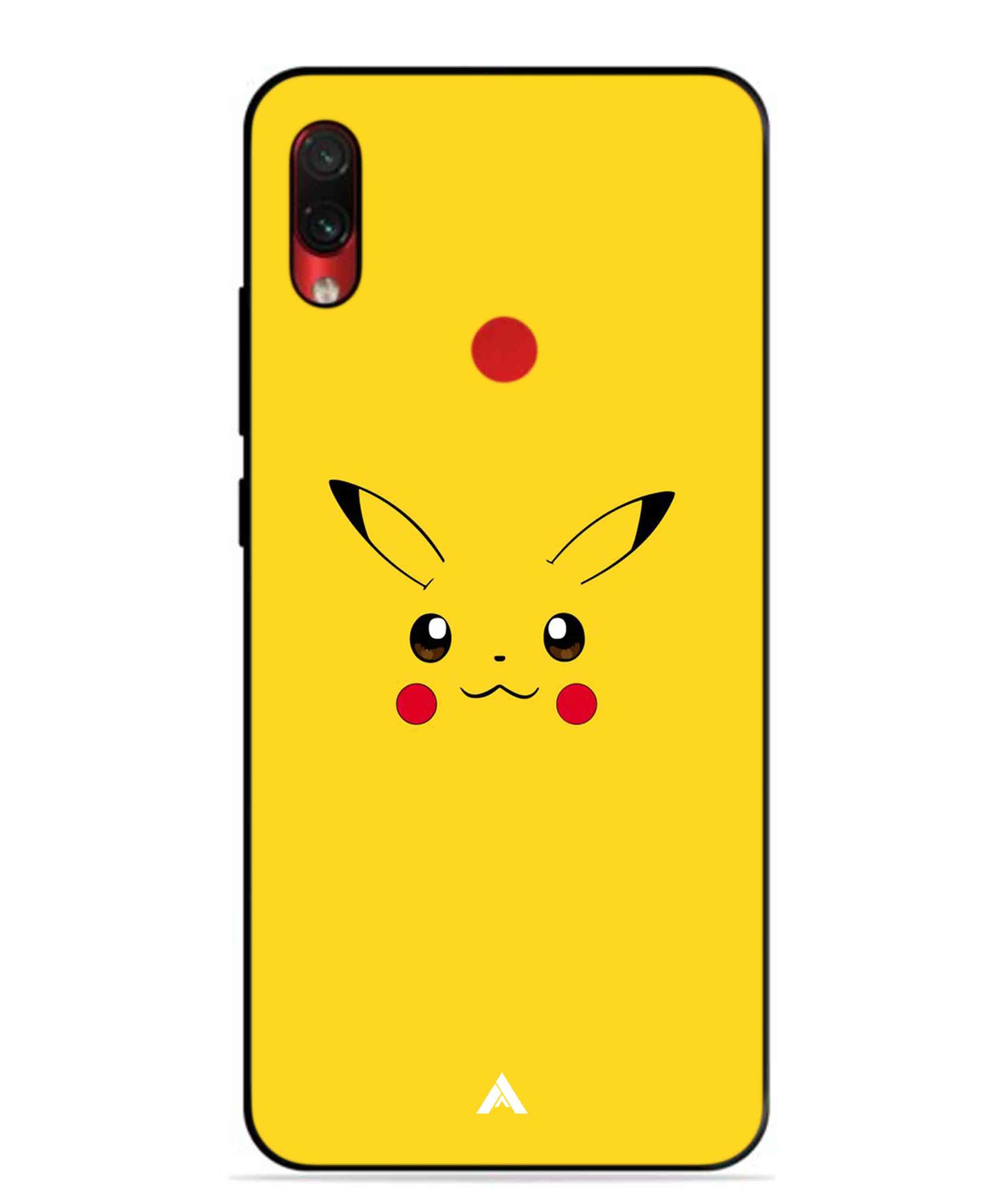 Pikachu Pokemon Metal Back Cover Phone Case for Xiaomi Redmi Note 7 Pro