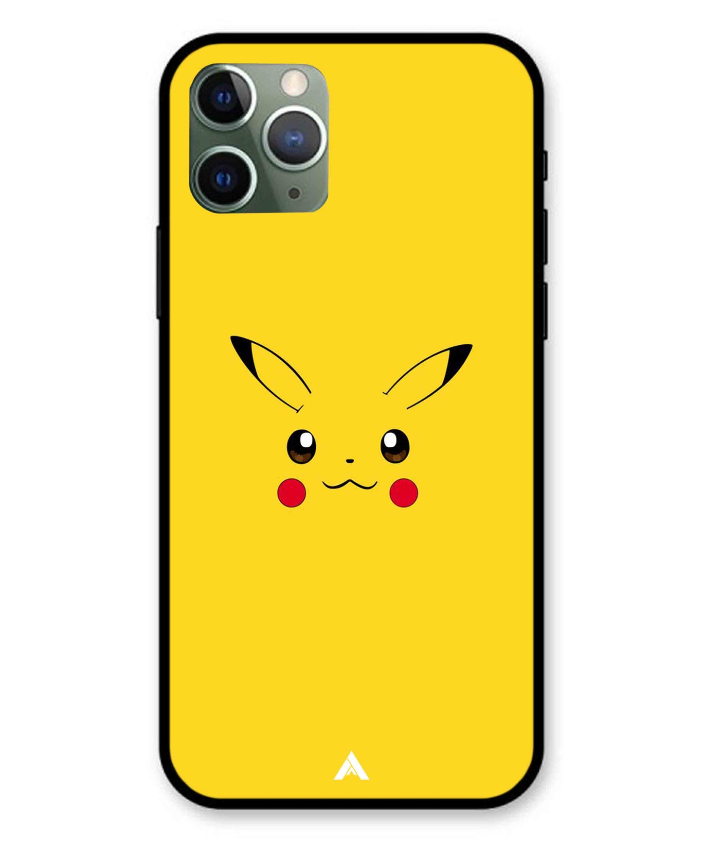 Pikachu Pokemon Metal Back Cover Phone Case for iPhone 11 Pro