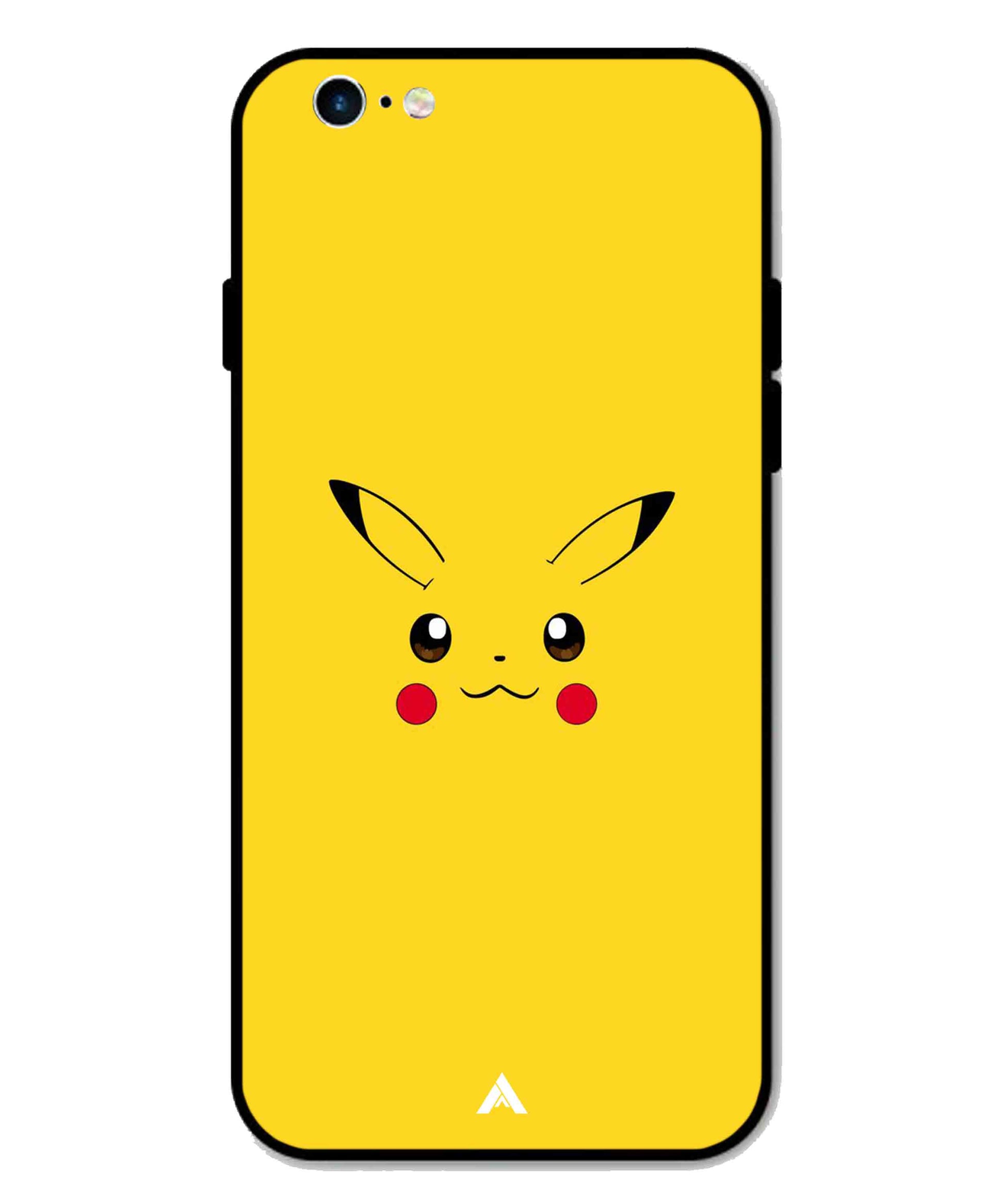 Pikachu Pokemon Metal Back Cover Phone Case for iPhone 6 Plus