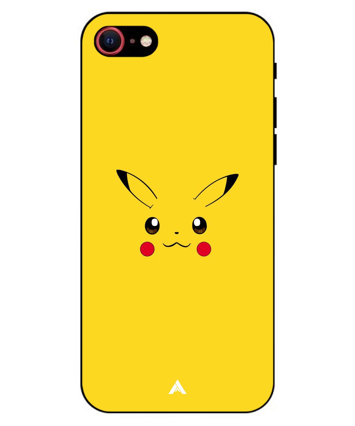 Pikachu Pokemon Metal Back Cover Phone Case for iPhone 8