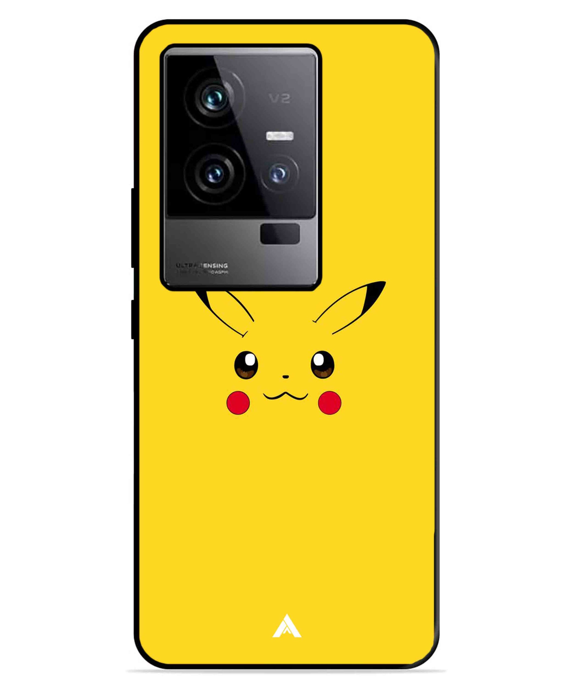 Pikachu Pokemon Metal Back Cover Phone Case for iQOO 11
