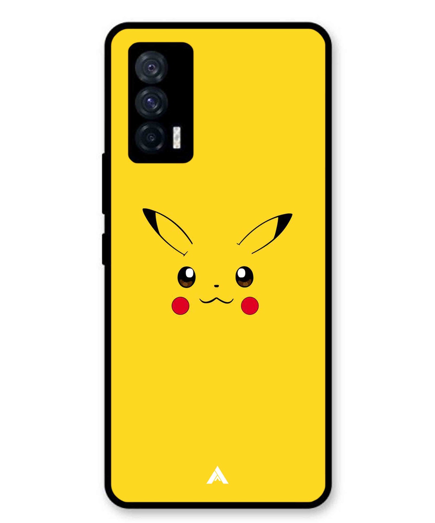 Pikachu Pokemon Metal Back Cover Phone Case for iQOO 7