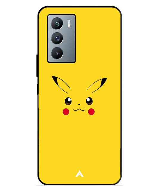 Pikachu Pokemon Metal Back Cover Phone Case for iQOO 9 SE