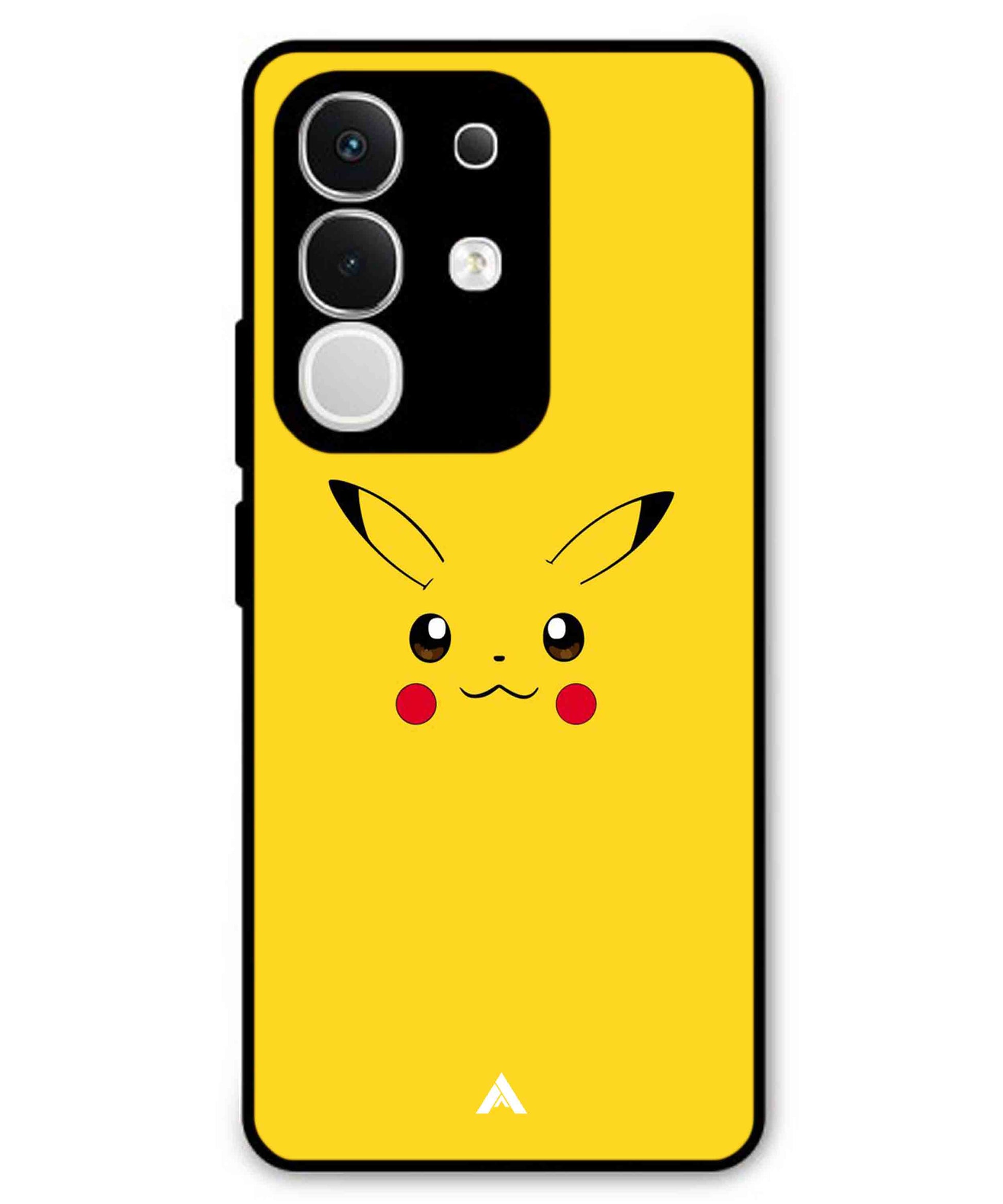 Pikachu Pokemon Metal Back Cover Phone Case for iQOO Z10x