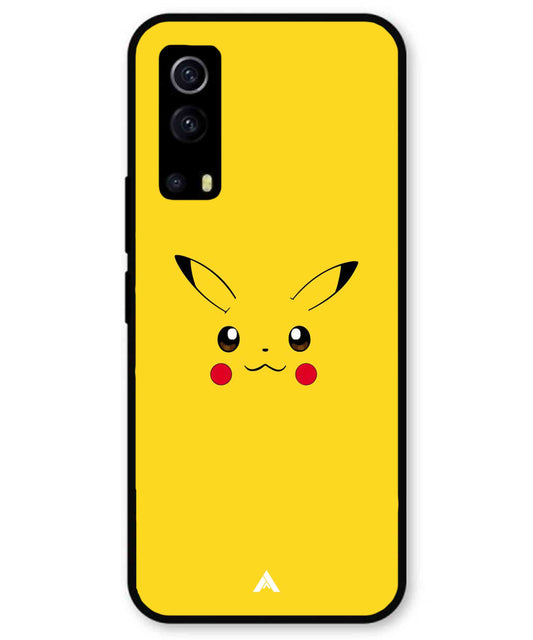 Pikachu Pokemon Metal Back Cover Phone Case for iQOO Z3