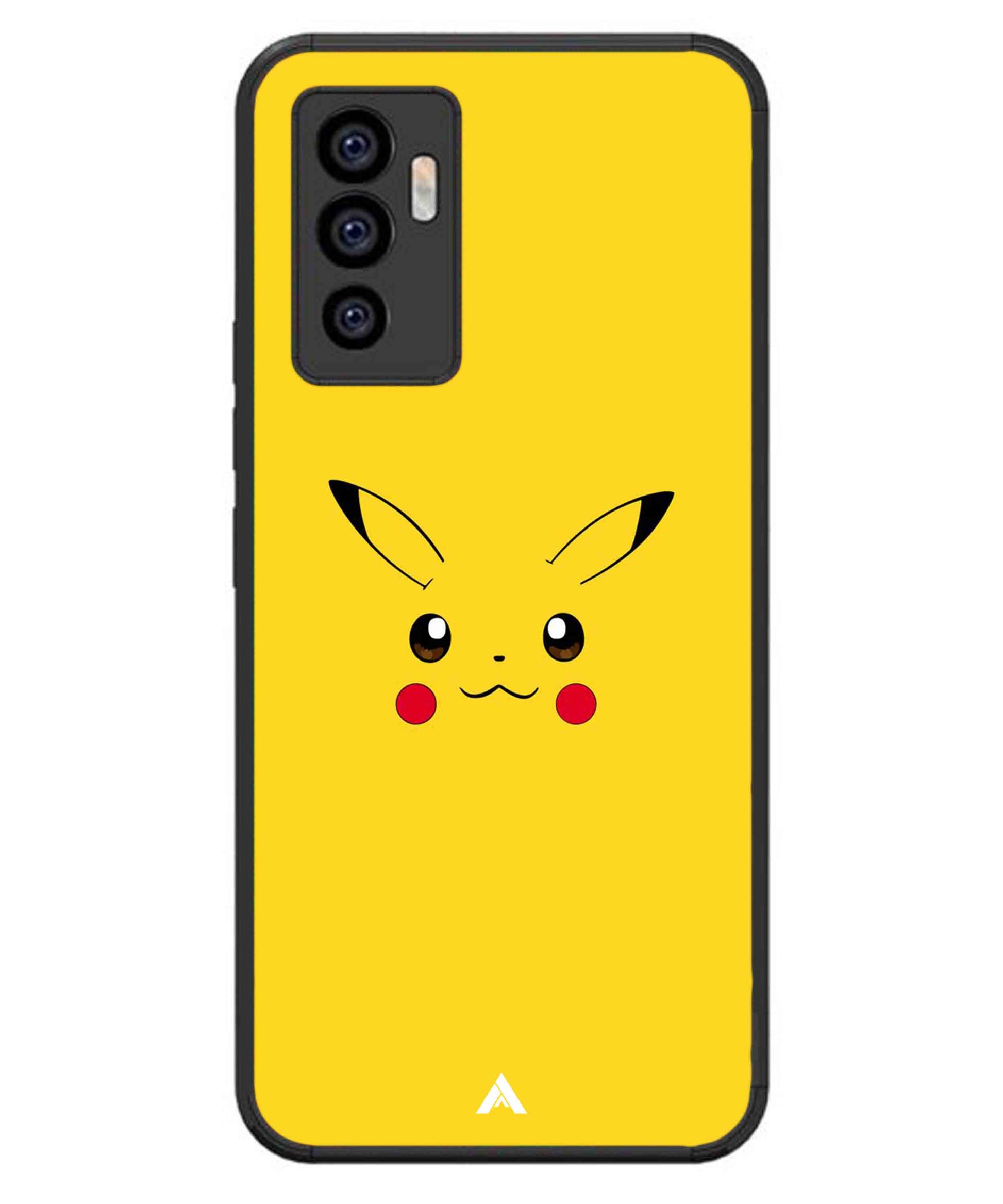 Pikachu Pokemon Metal Back Cover Phone Case for iQOO Z6