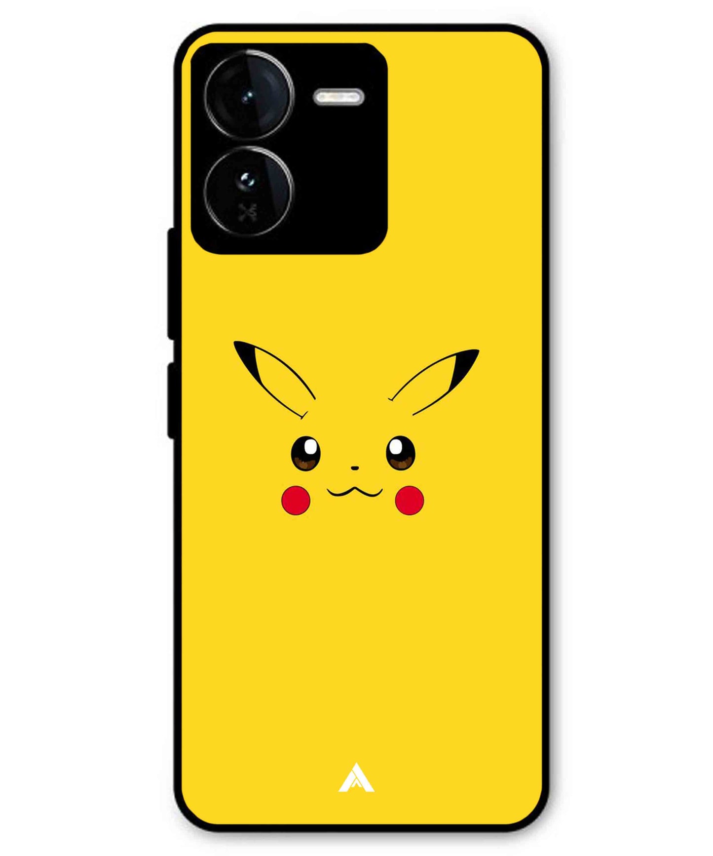 Pikachu Pokemon Metal Back Cover Phone Case for iQOO Z9