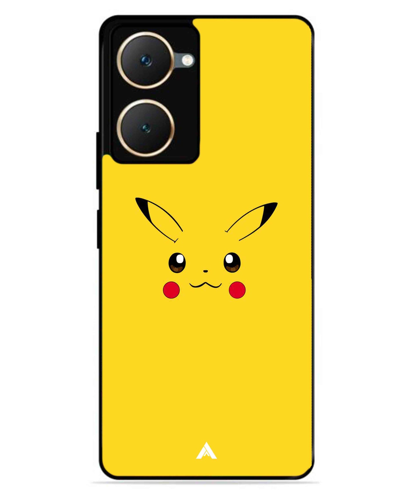 Pikachu Pokemon Metal Back Cover Phone Case for iQOO Z9 Lite