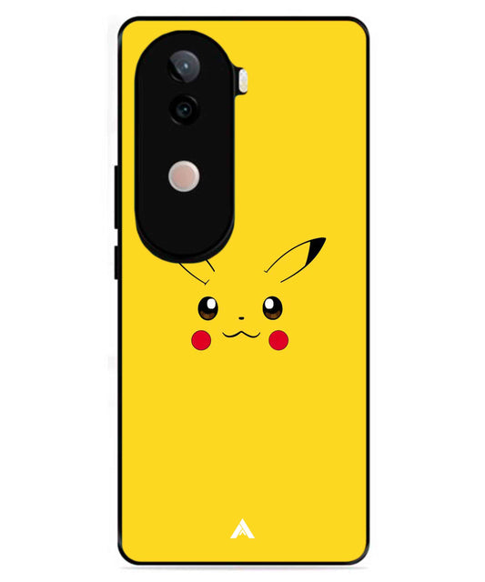 Pikachu Pokemon Metal Back Cover Phone Case for iQOO Z9s